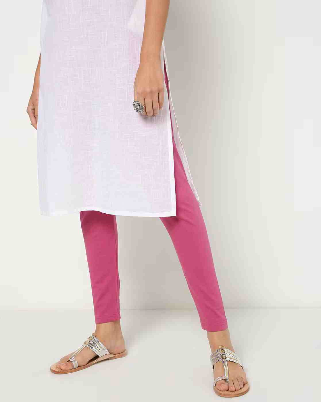 Ankle-Length Winter Leggings with Elasticated Waist