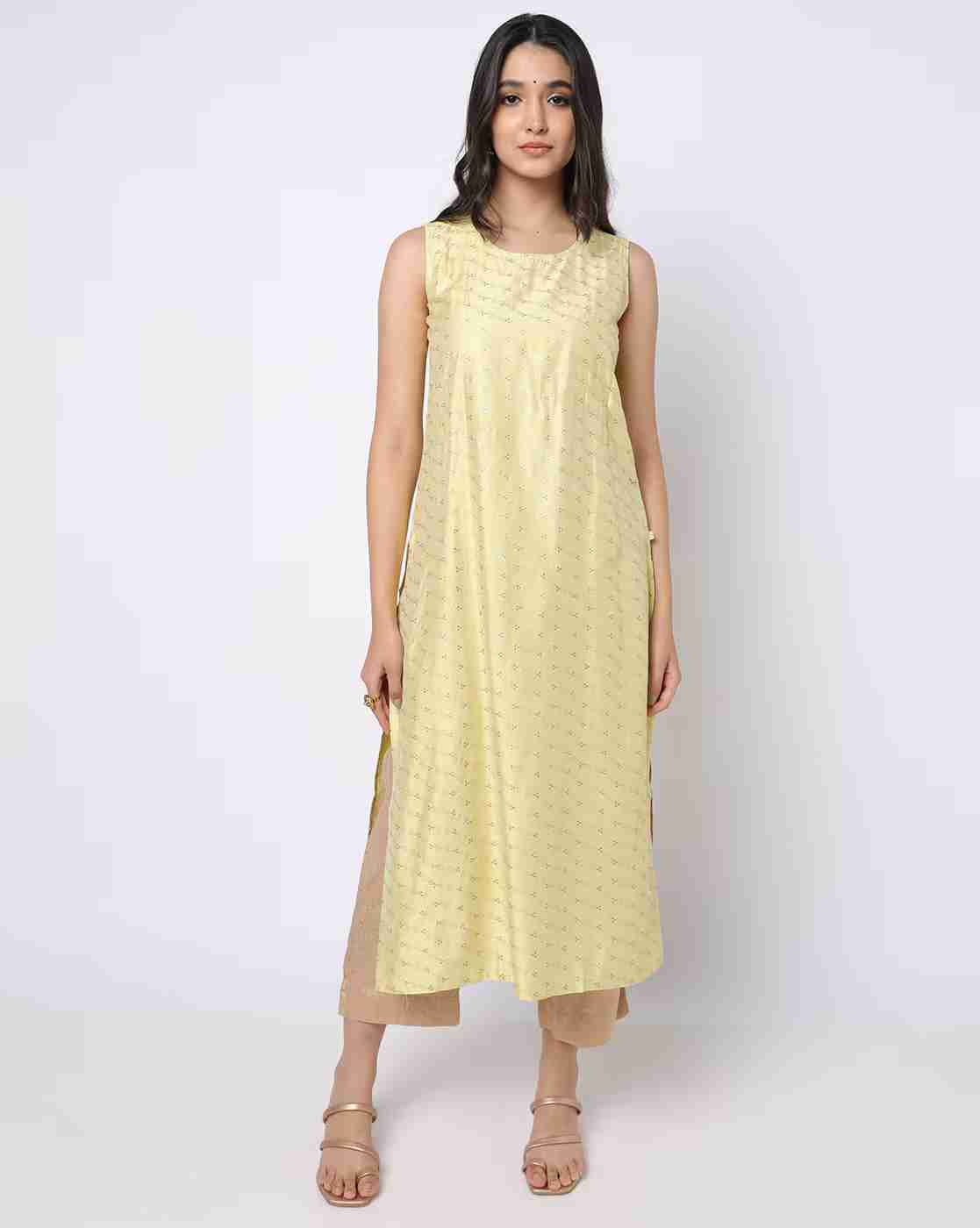 AVAASA MIX N' MATCH | Embellished Straight Kurta with Shrug|1