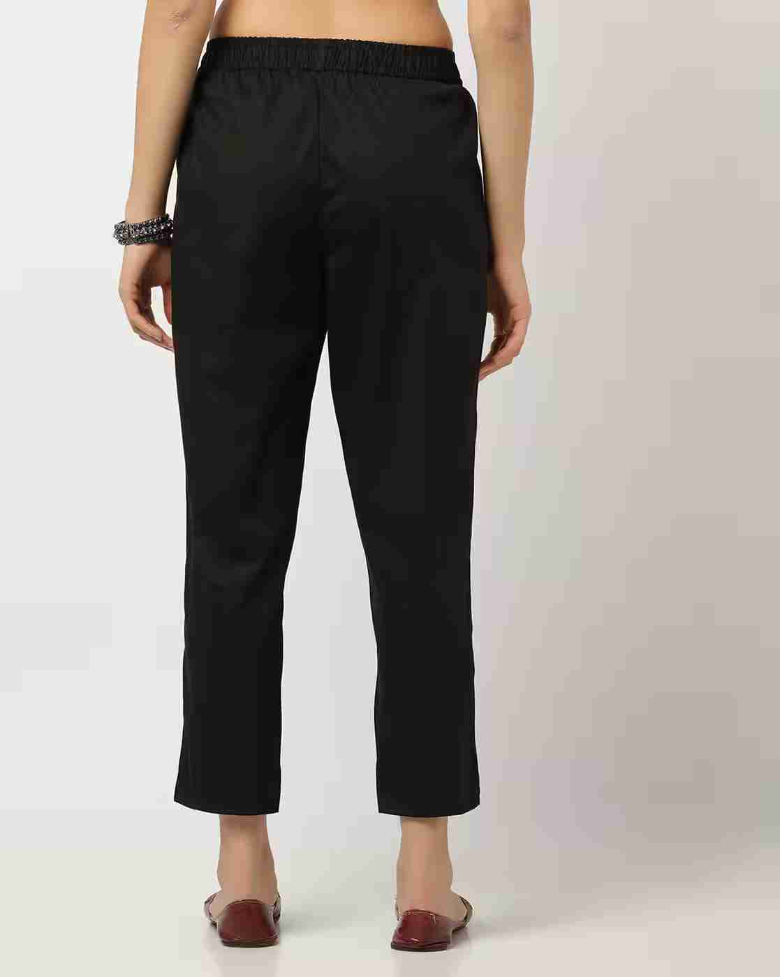 AVAASA MIX N' MATCH | Pants with Elasticated Waistband|2