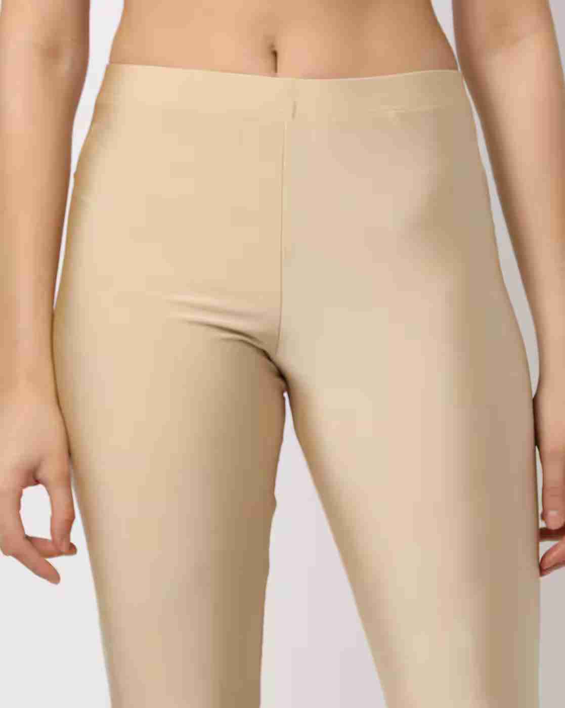 AVAASA MIX N' MATCH | Shimmery Leggings with Elasticated Waistband|2
