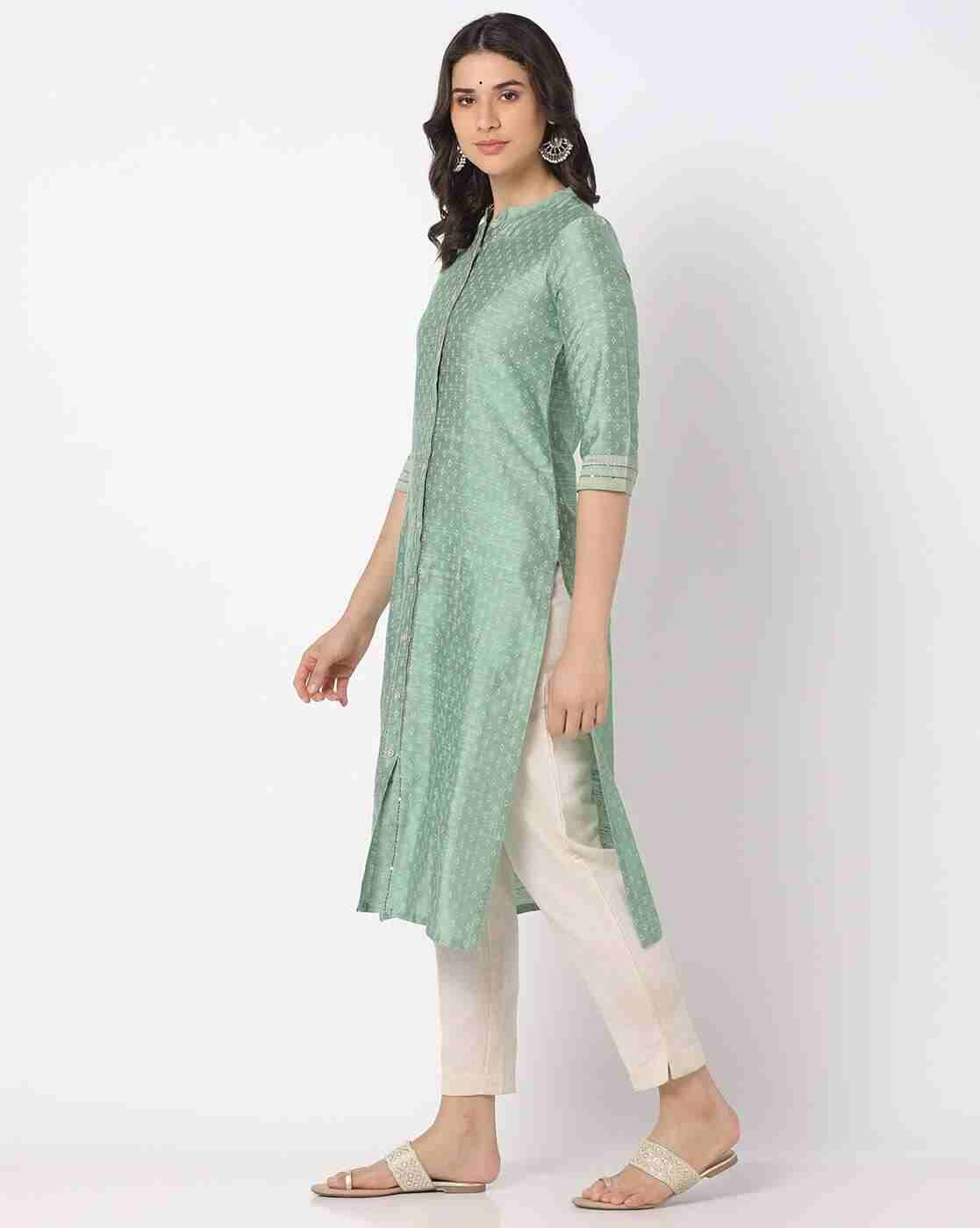 AVAASA MIX N' MATCH | Printed Straight Kurta|1