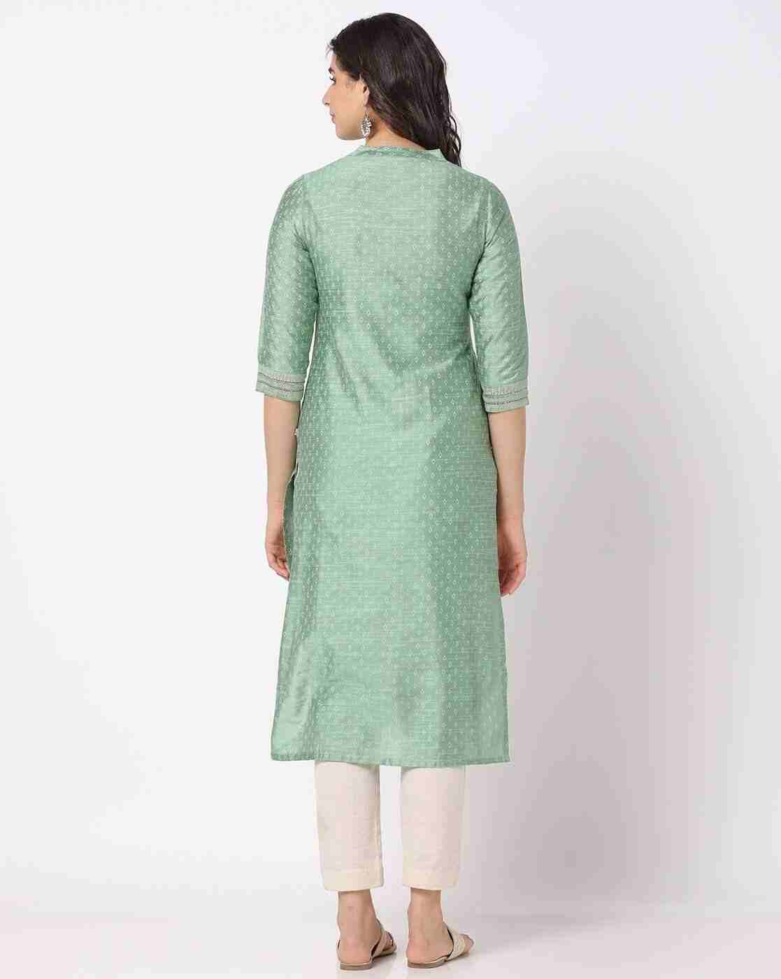 AVAASA MIX N' MATCH | Printed Straight Kurta|2