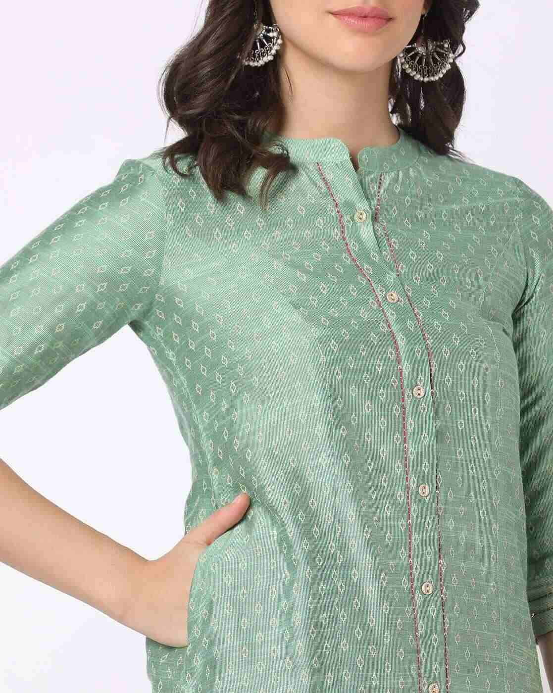AVAASA MIX N' MATCH | Printed Straight Kurta|3