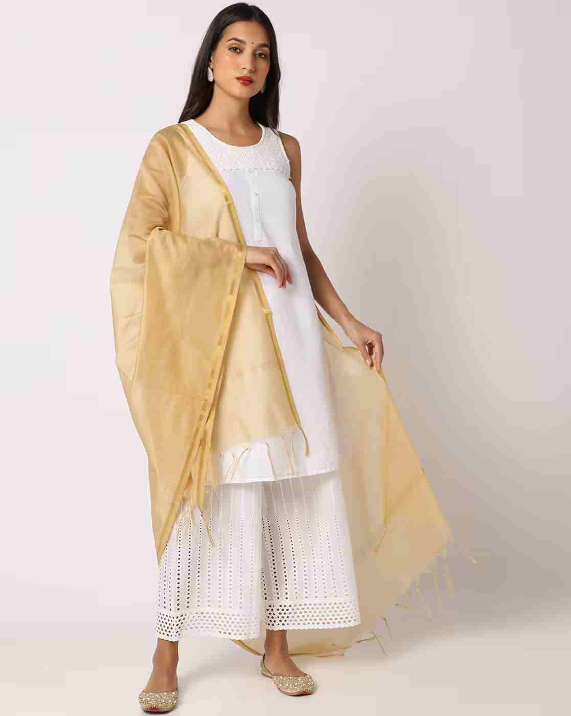 Dupatta with Zari Border