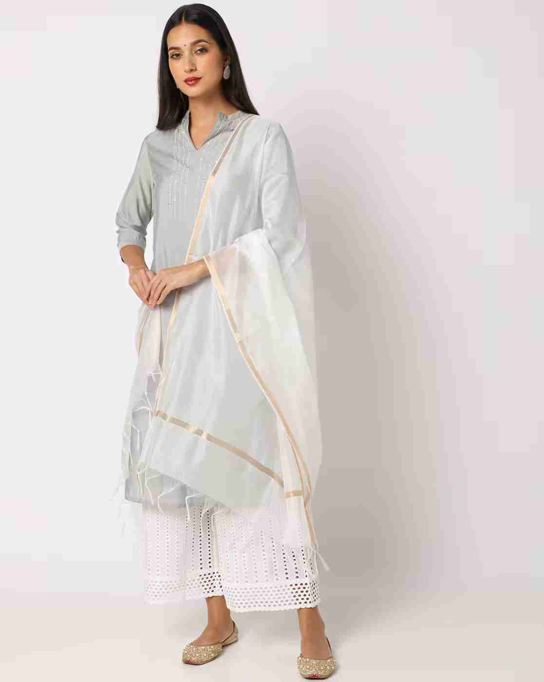 Dupatta with Zari Border
