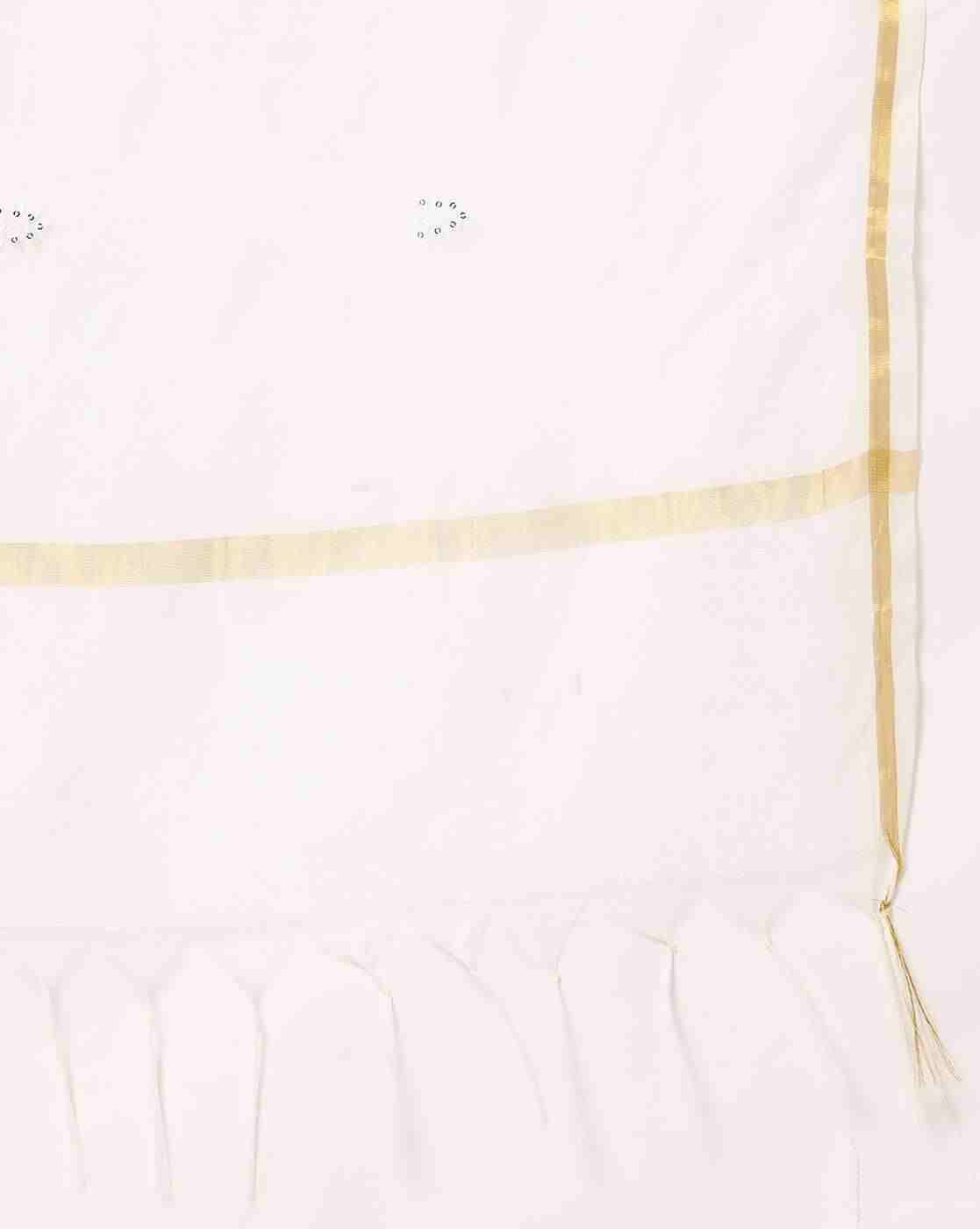 AVAASA MIX N' MATCH | Dupatta with Tassels|1