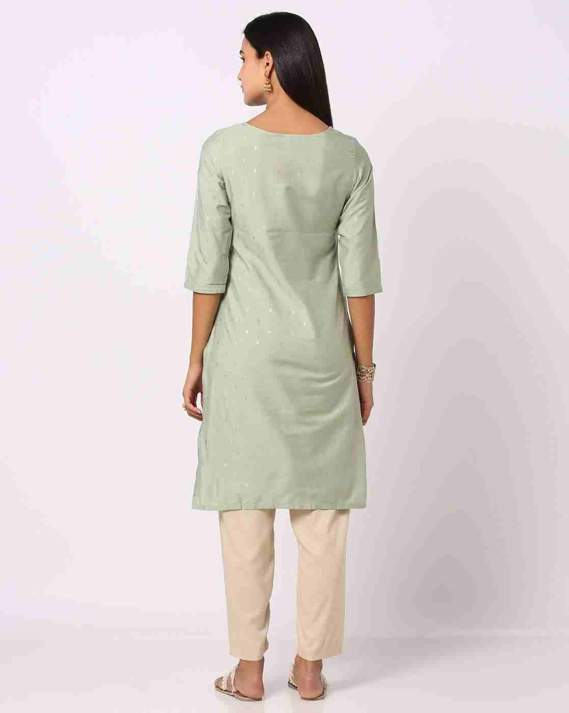 AVAASA MIX N' MATCH | Printed Straight Kurta|2