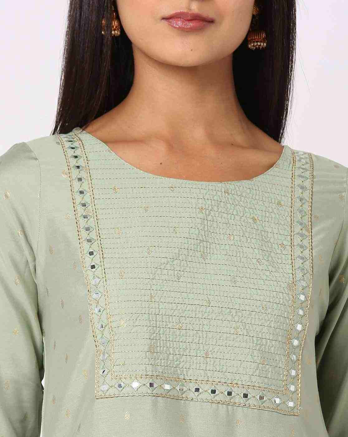 AVAASA MIX N' MATCH | Printed Straight Kurta|3