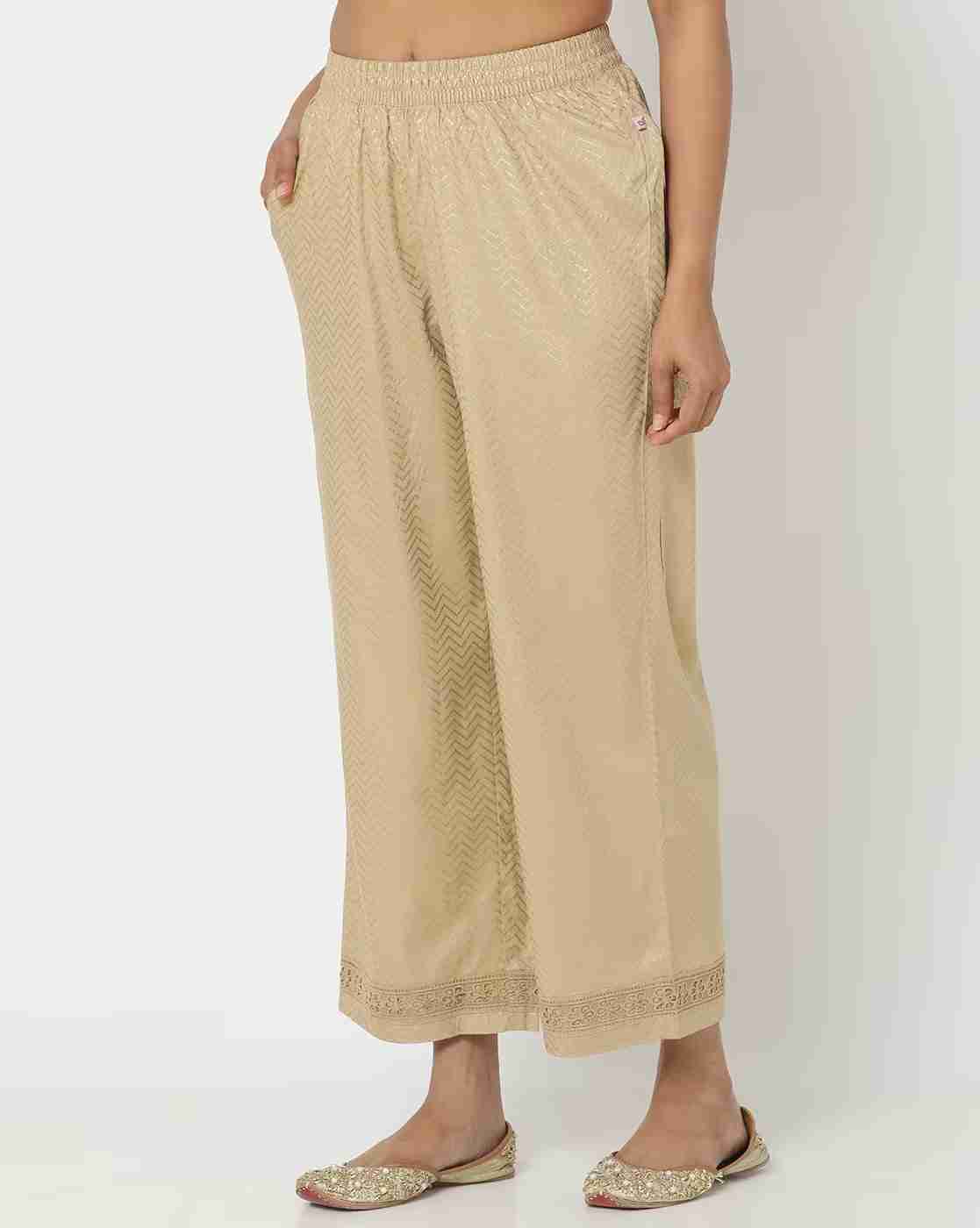 AVAASA MIX N' MATCH | Women Chevron Print Palazzos|0
