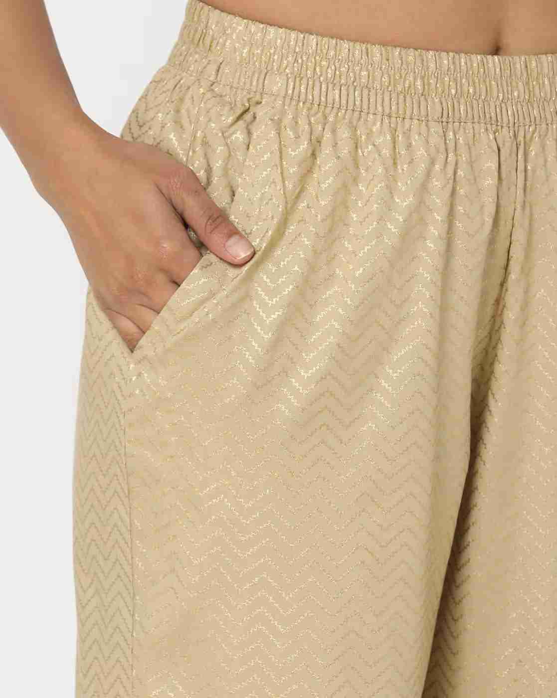 AVAASA MIX N' MATCH | Women Chevron Print Palazzos|3