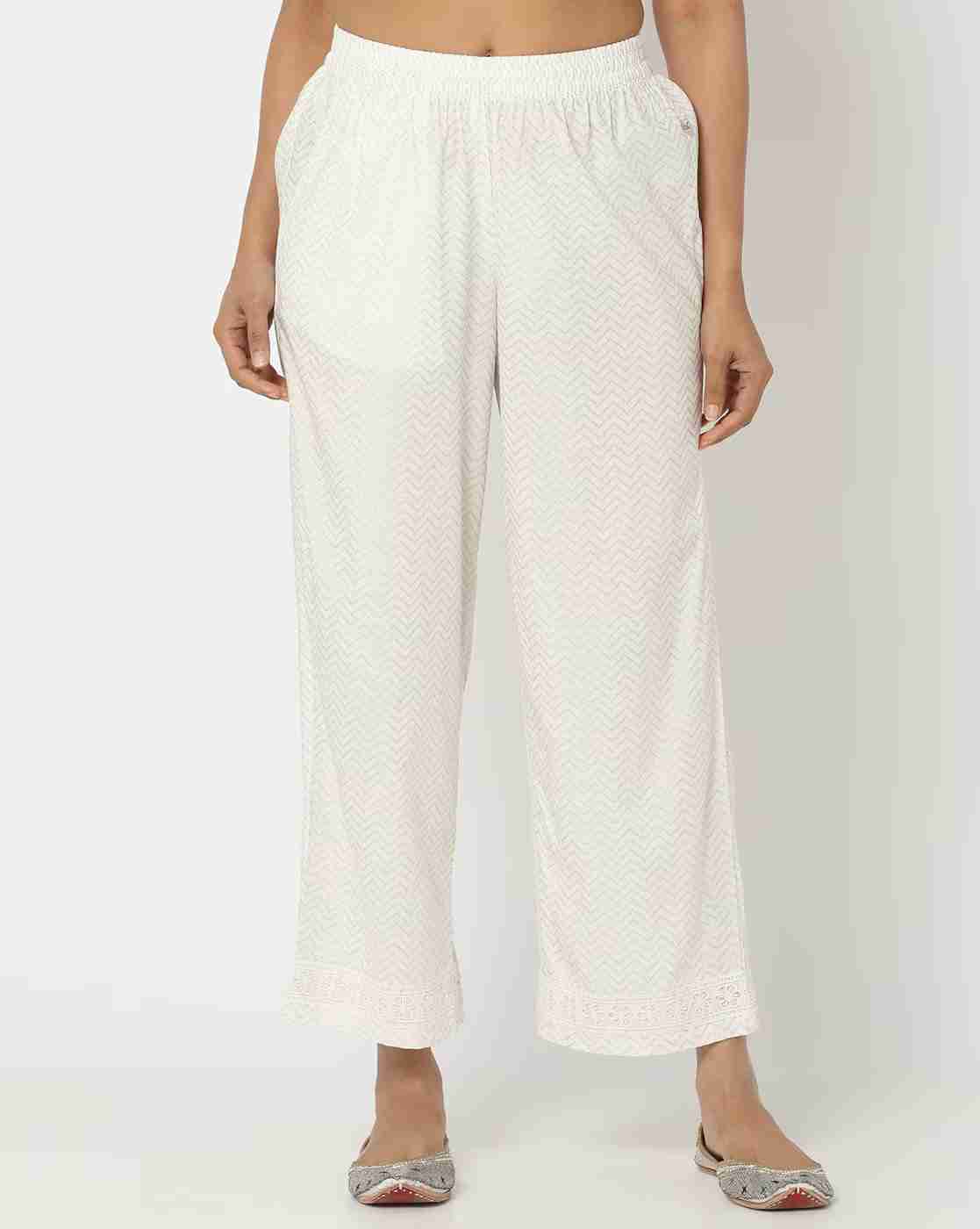 Women Chevron Print Palazzos