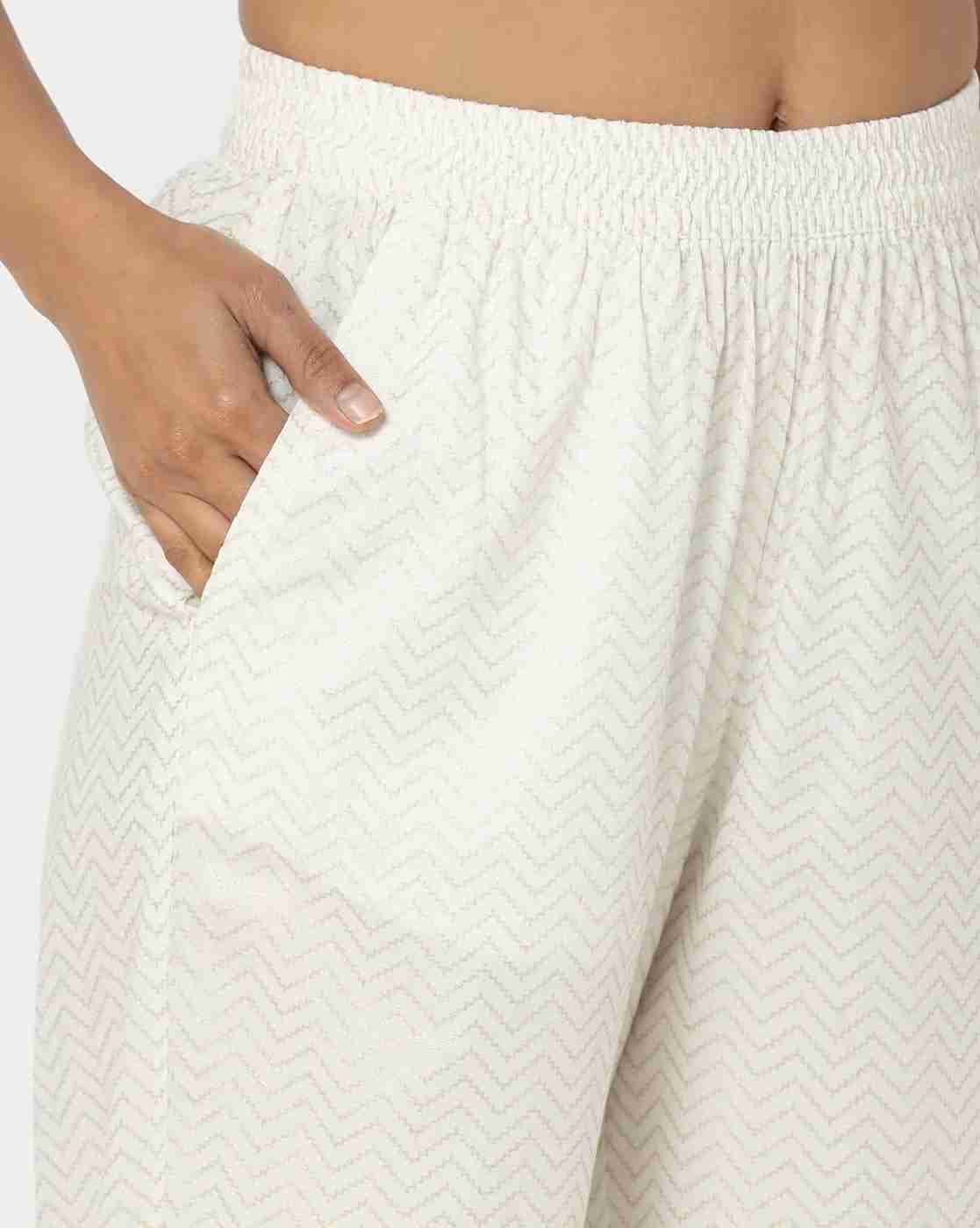 AVAASA MIX N' MATCH | Women Chevron Print Palazzos|3