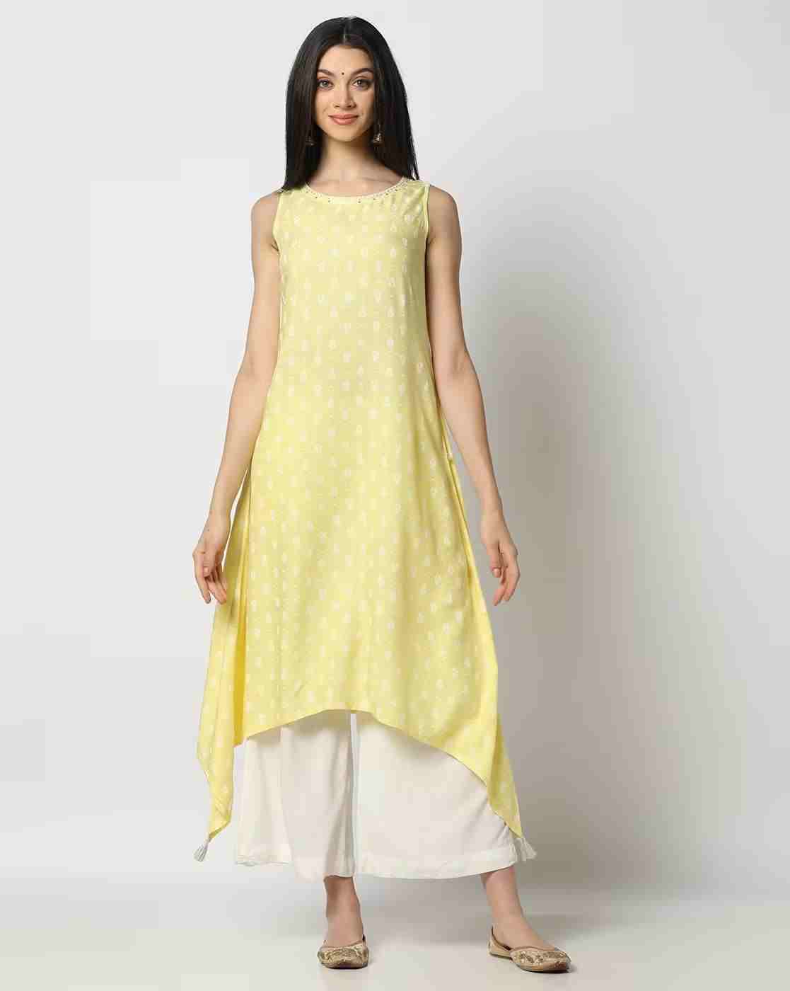AVAASA MIX N' MATCH | Women Printed Relaxed Fit A-Line Kurta|0