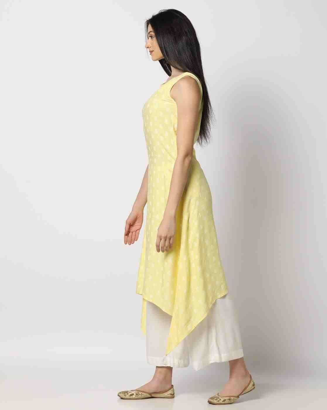 AVAASA MIX N' MATCH | Women Printed Relaxed Fit A-Line Kurta|1