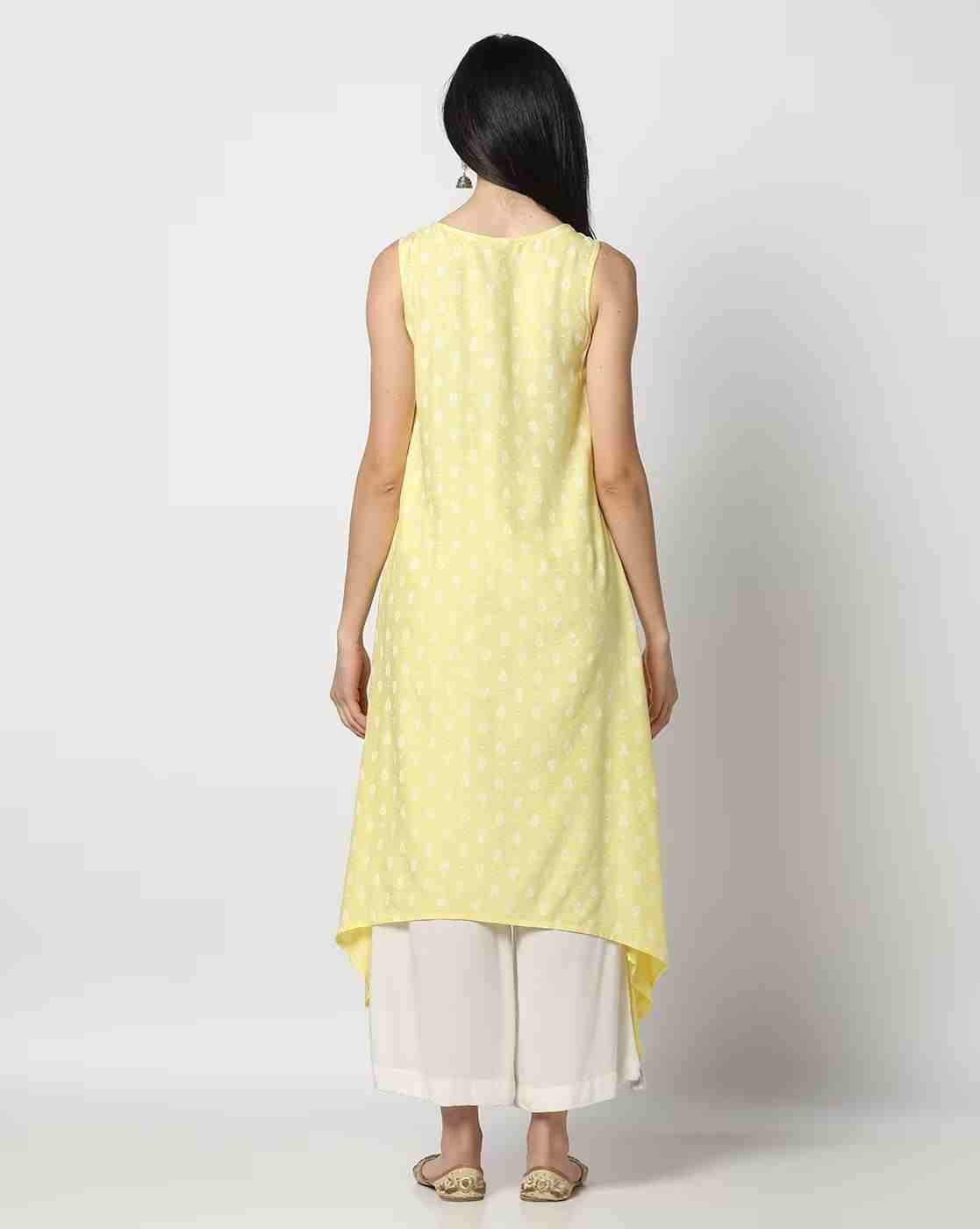 AVAASA MIX N' MATCH | Women Printed Relaxed Fit A-Line Kurta|2