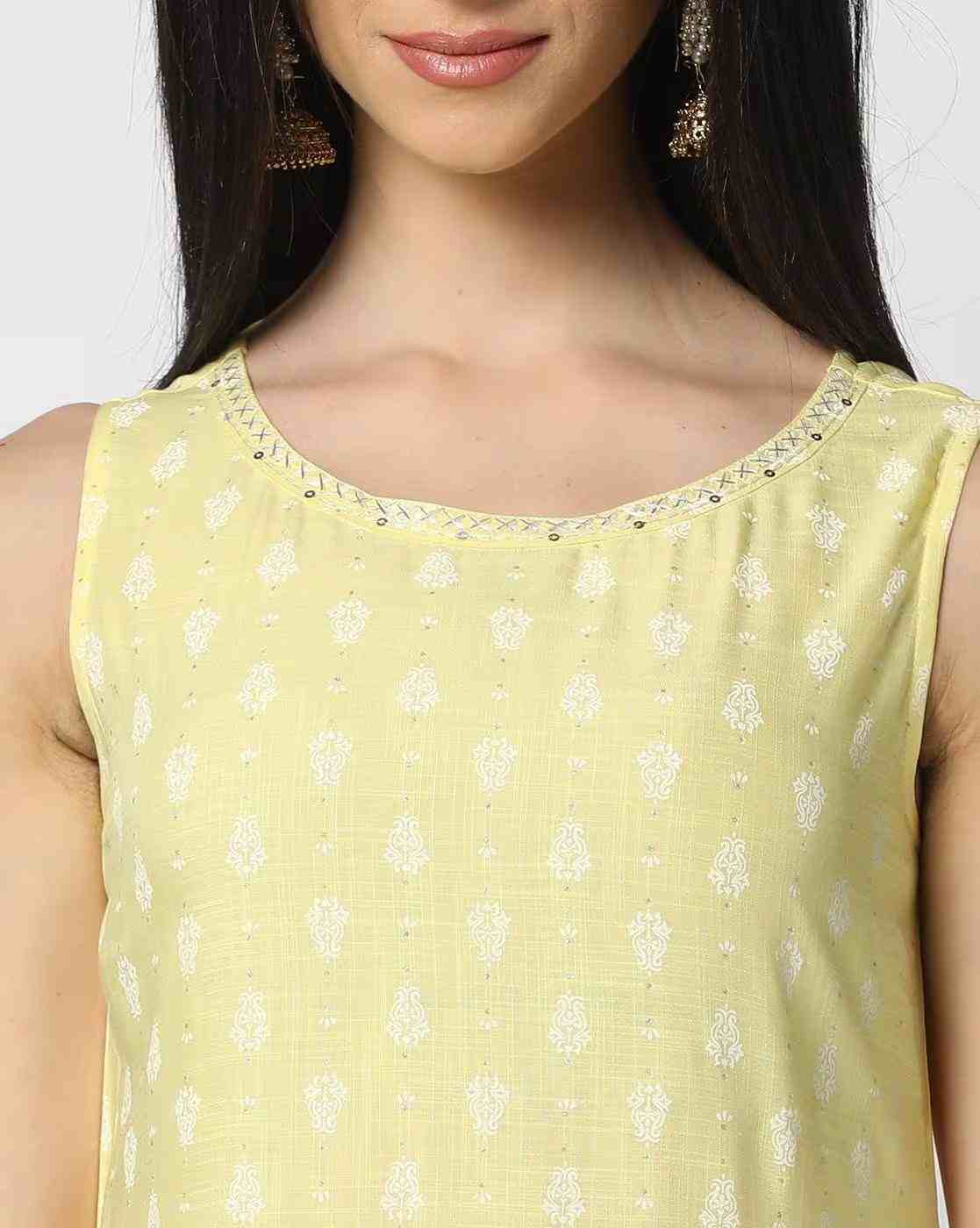 AVAASA MIX N' MATCH | Women Printed Relaxed Fit A-Line Kurta|3