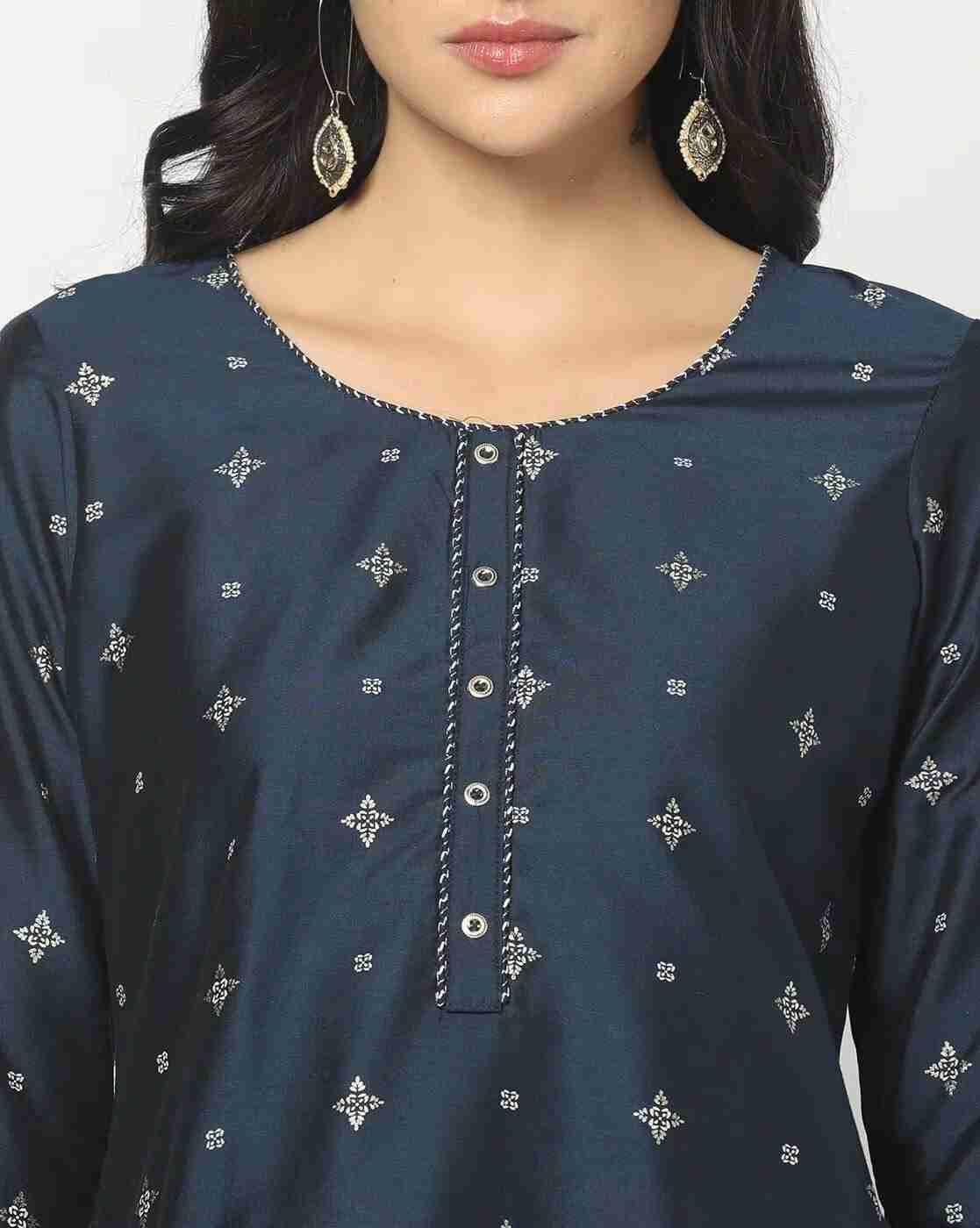 AVAASA MIX N' MATCH | Women Printed Straight Kurta|3