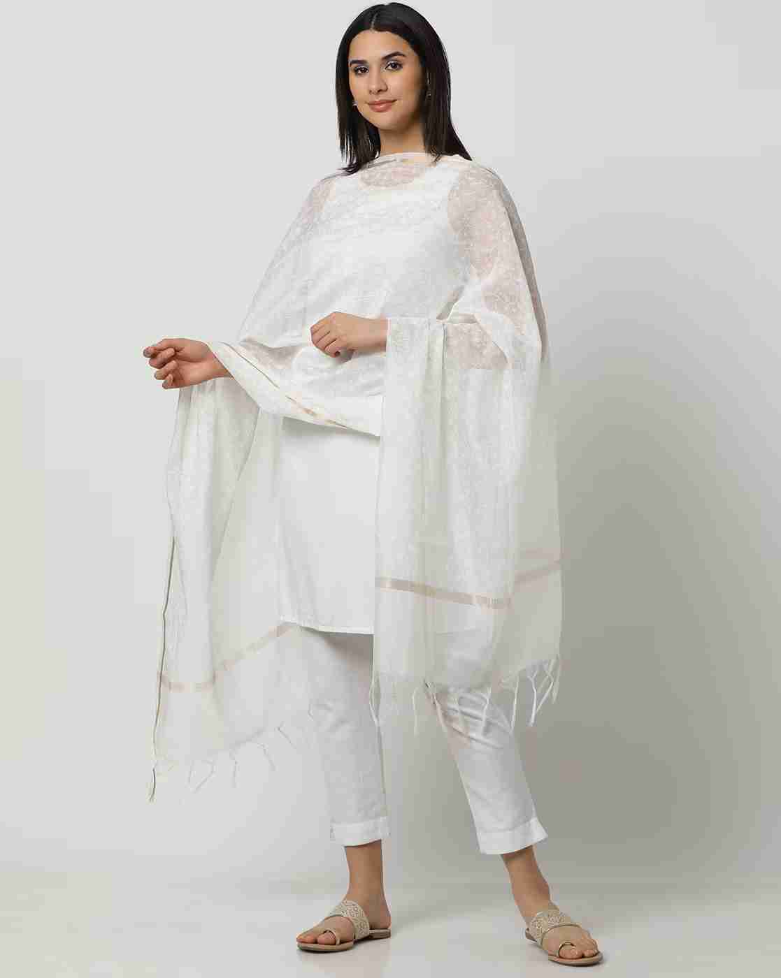 AVAASA MIX N' MATCH | Women Dupatta with Tassels|0