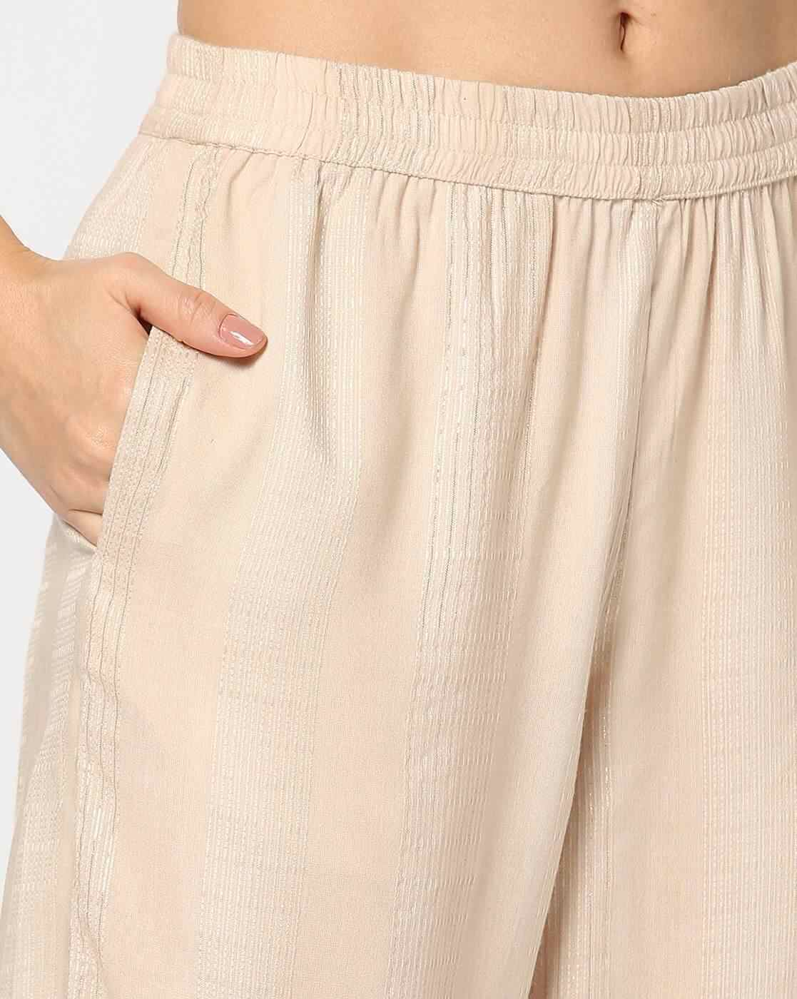 AVAASA MIX N' MATCH | Women Palazzos with Insert Pockets|3