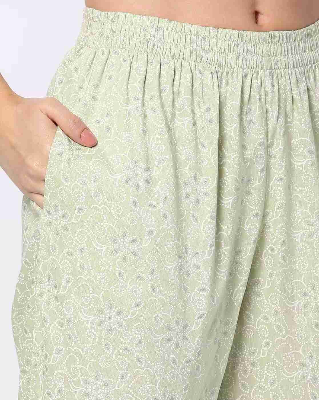 AVAASA MIX N' MATCH | Women Floral Print Straight Kurta & Pants Set|4