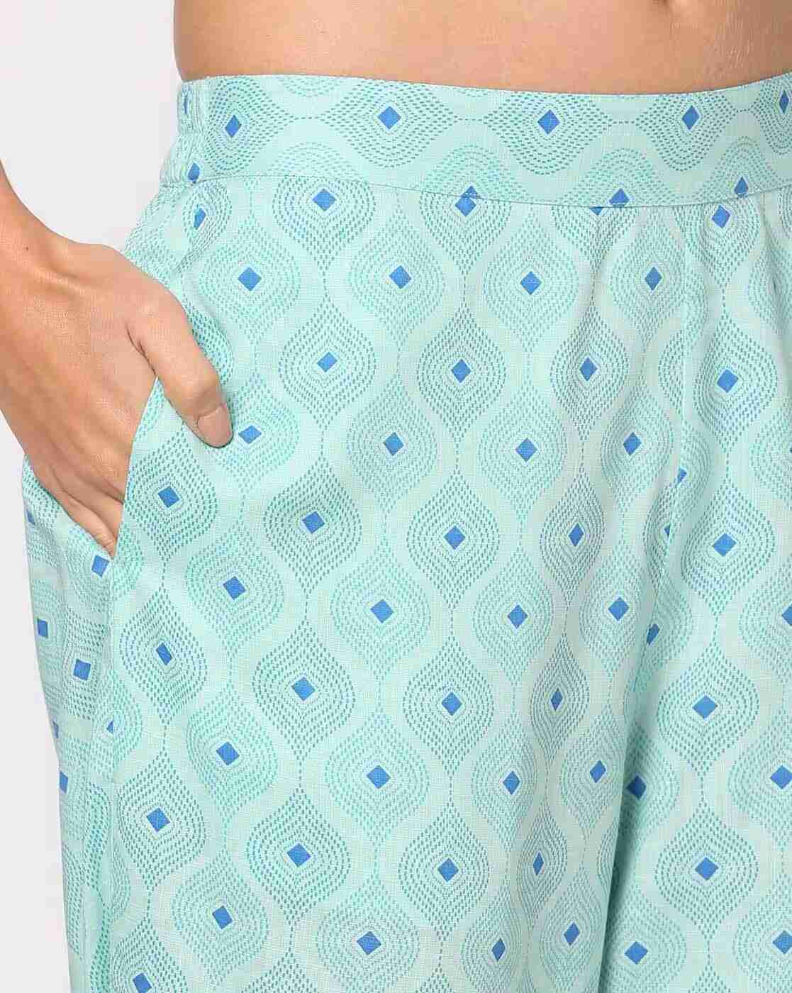 AVAASA MIX N' MATCH | Women Floral Print Straight Kurta & Pants Set|4