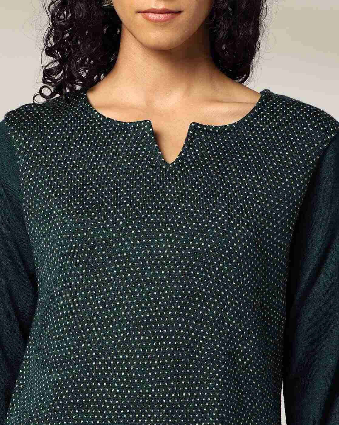 AVAASA MIX N' MATCH | Women Micro Print Straight Kurta|3