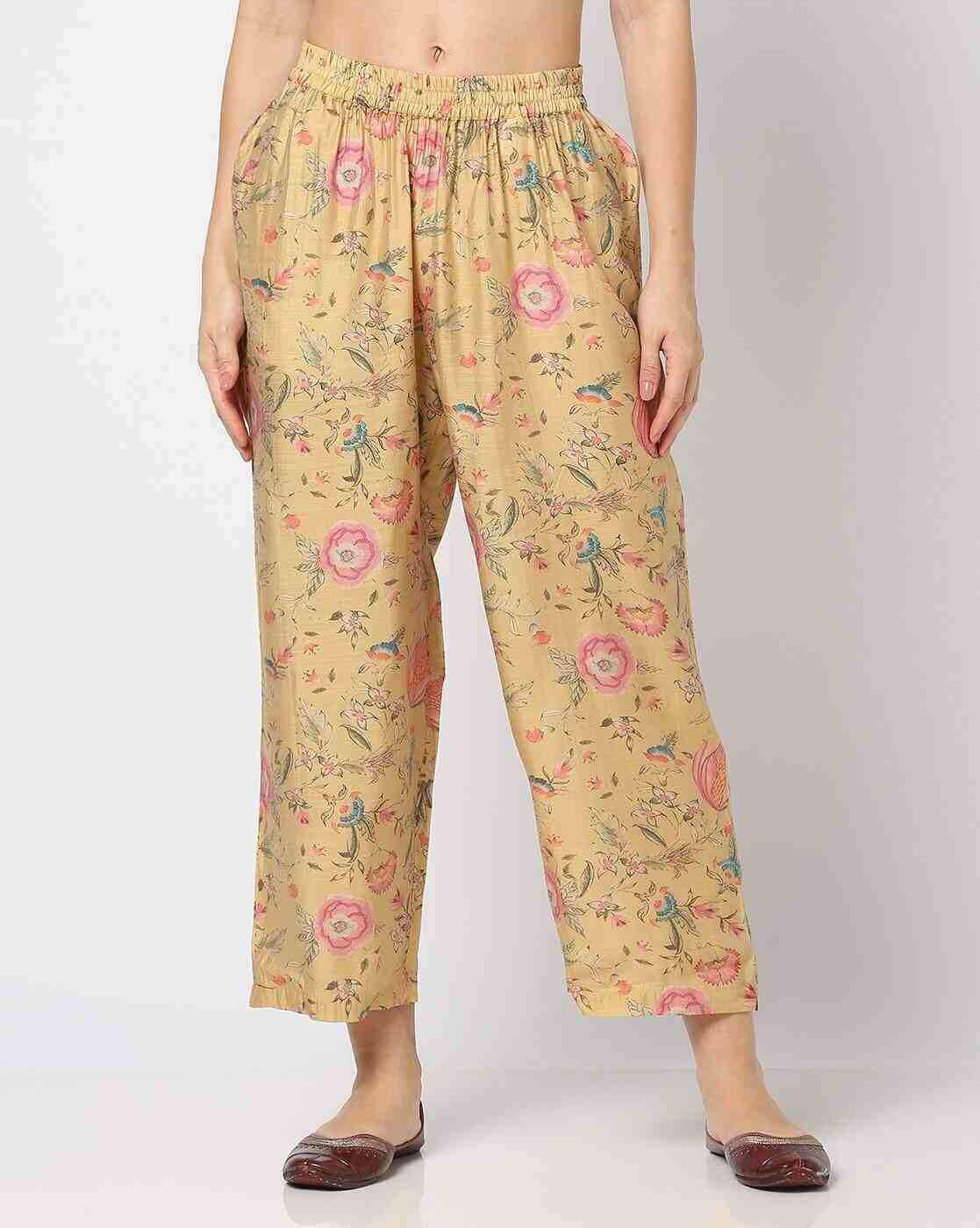 AVAASA MIX N' MATCH | Women Floral Print Pants|0