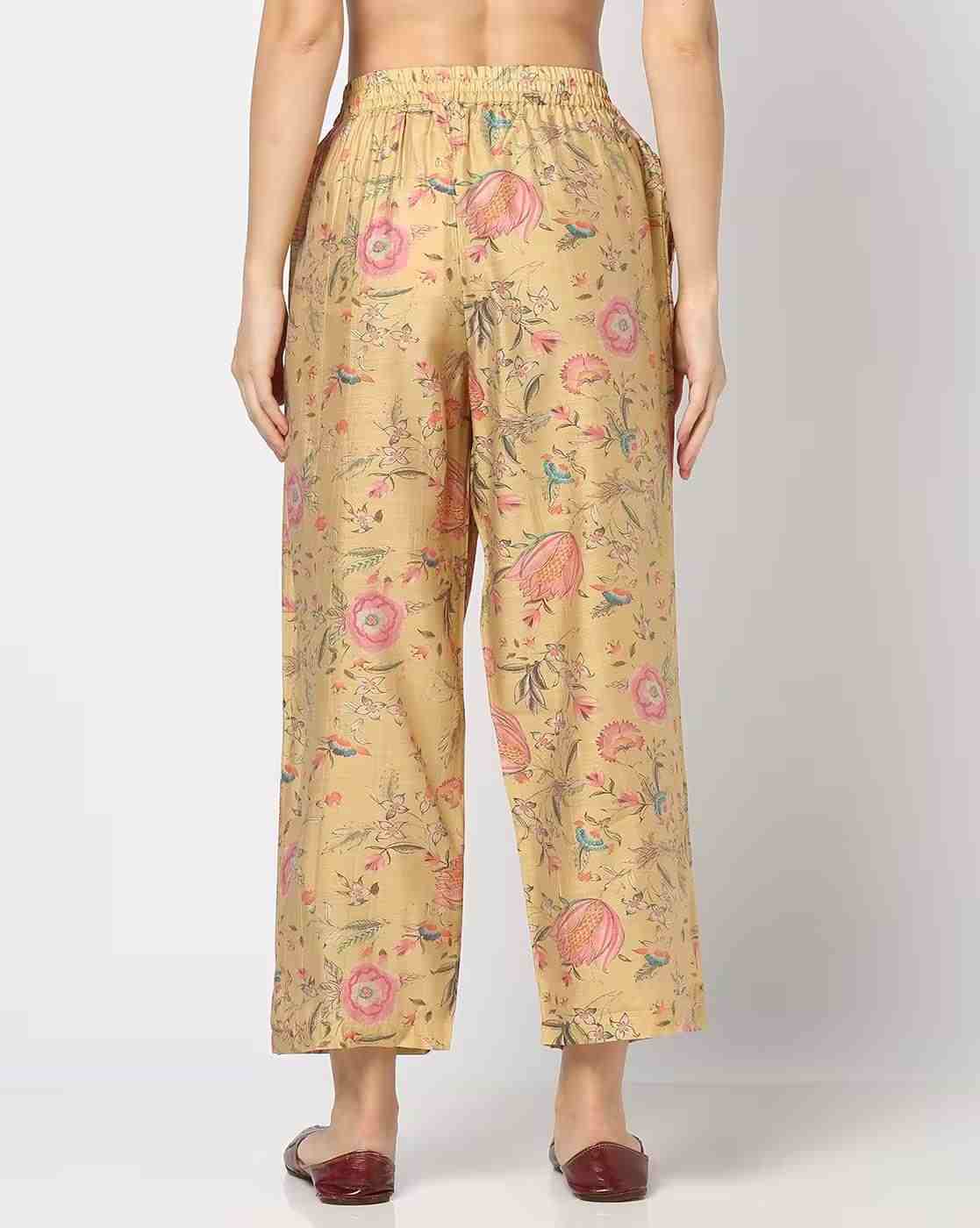 AVAASA MIX N' MATCH | Women Floral Print Pants|2