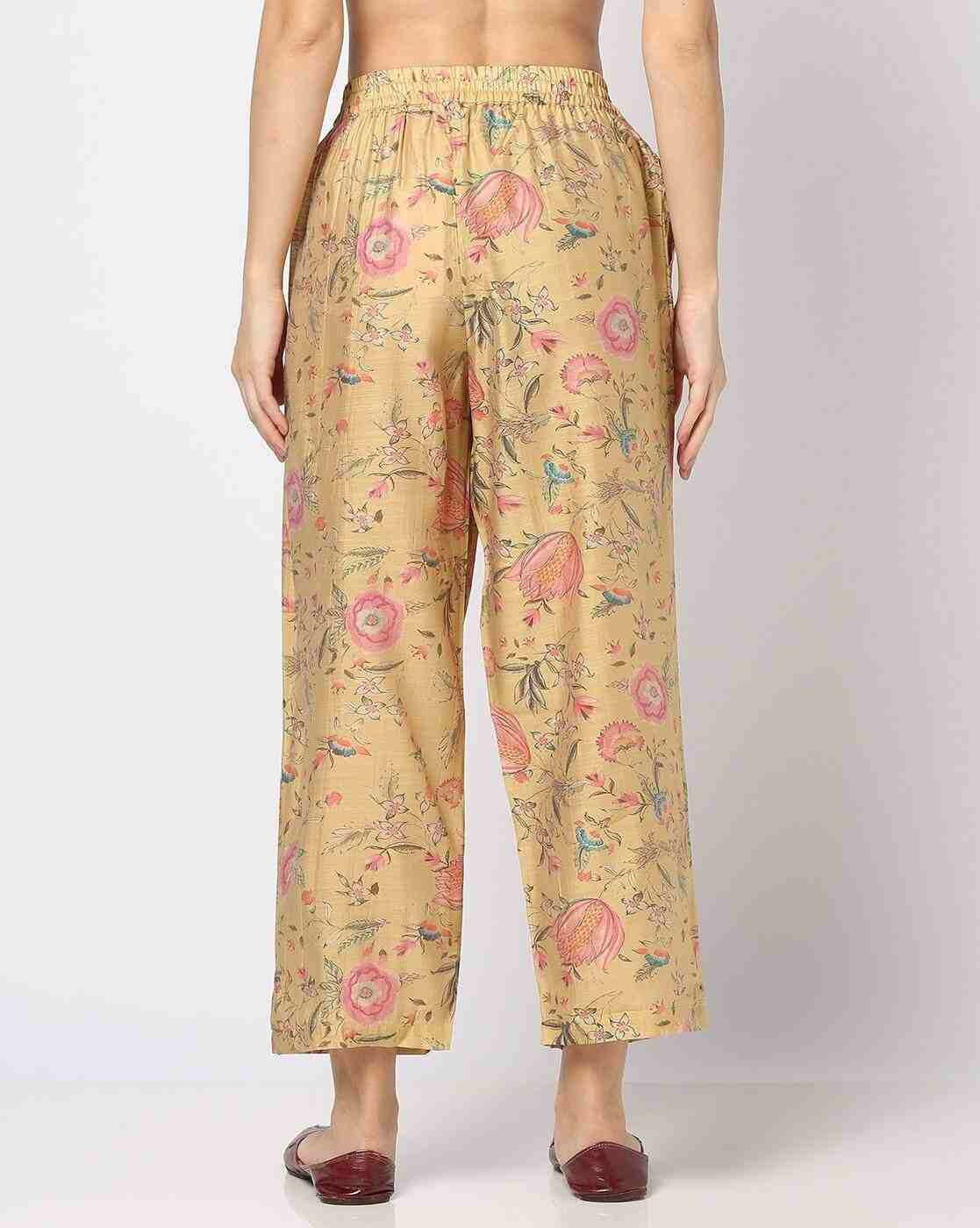 AVAASA MIX N' MATCH | Women Floral Print Pants|2