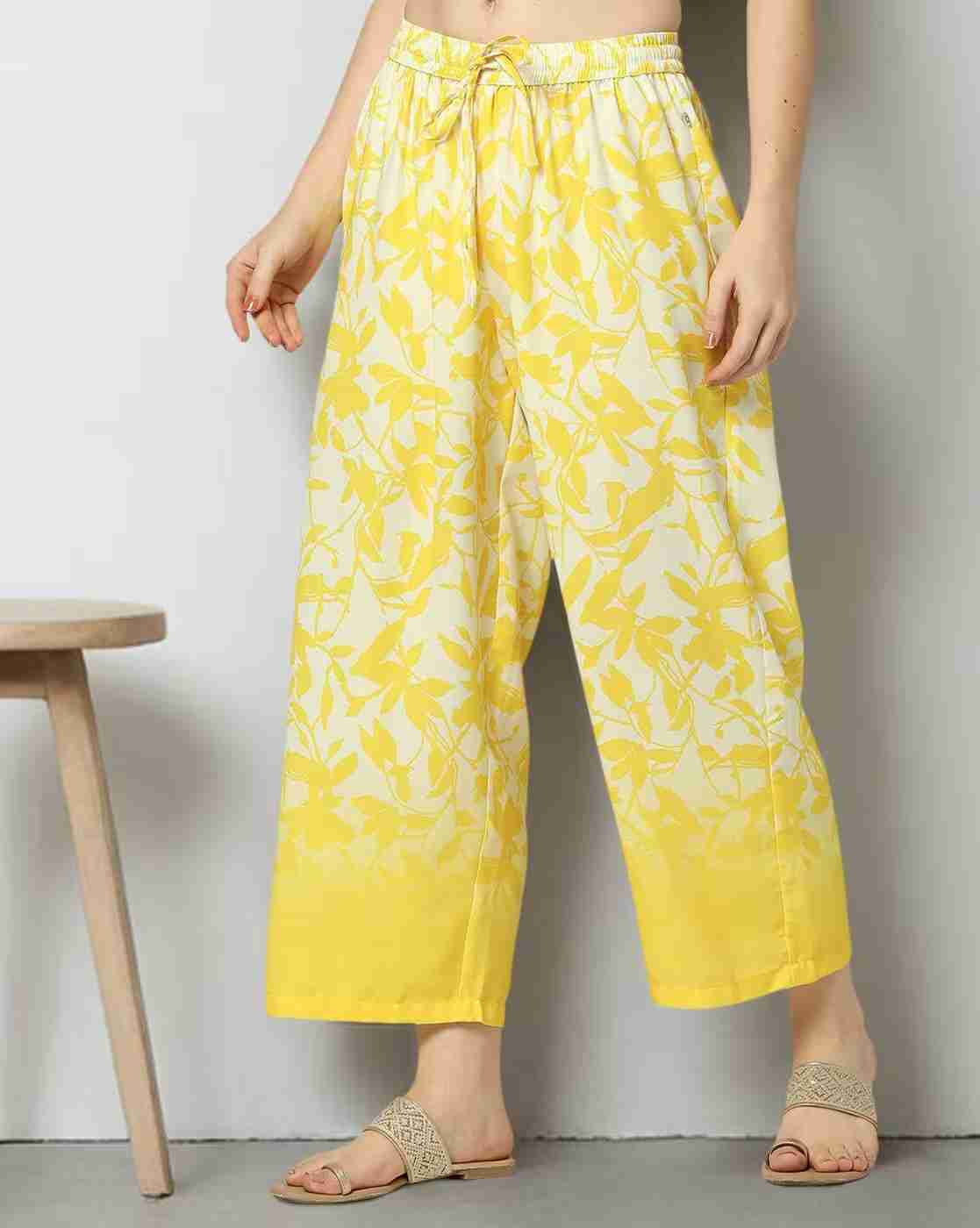 AVAASA MIX N' MATCH | Women Floral Print Regular Fit Pants|0