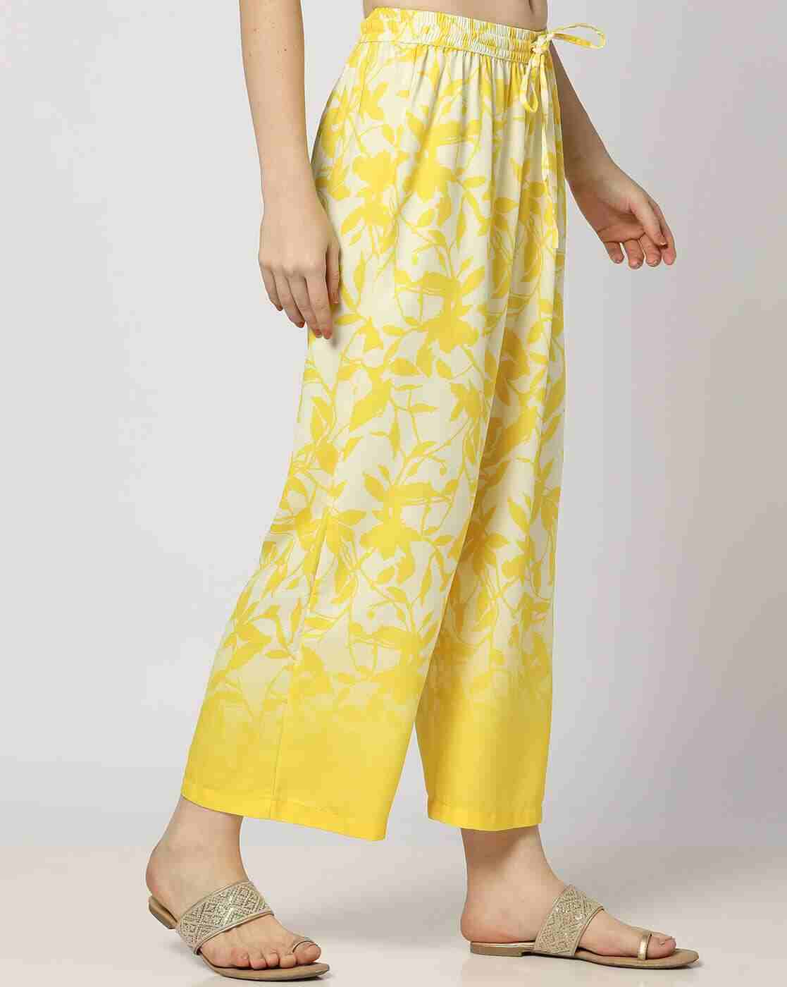 AVAASA MIX N' MATCH | Women Floral Print Regular Fit Pants|1