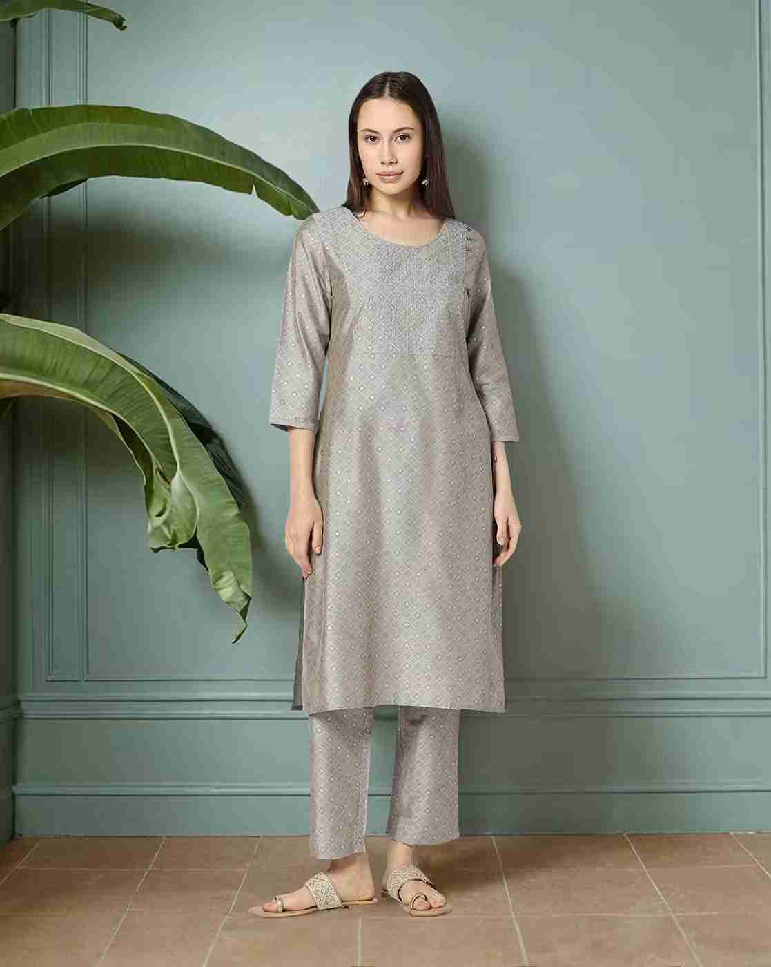 AVAASA MIX N' MATCH | Women Geometric Print Co-Ords Set|0