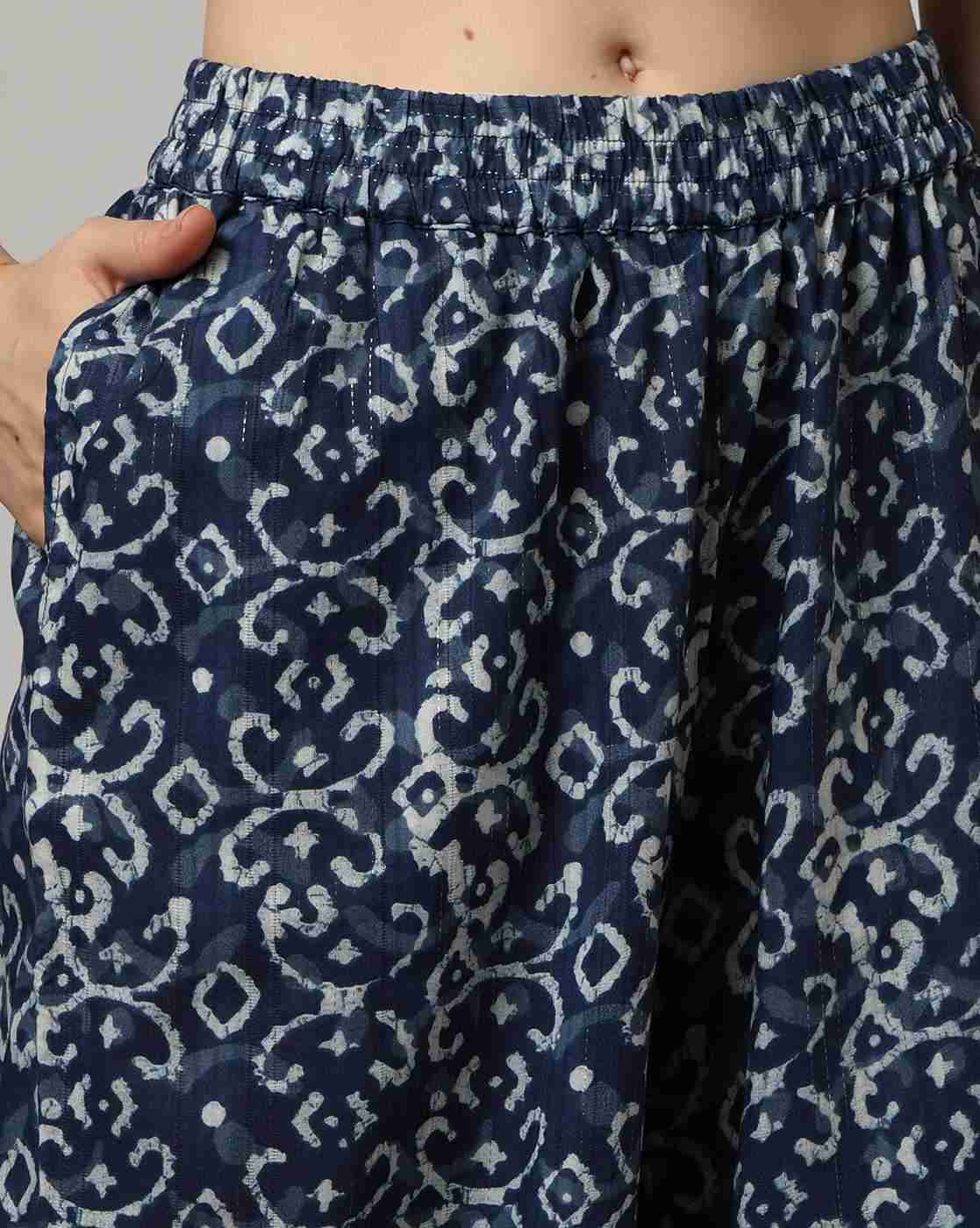 AVAASA MIX N' MATCH | Women Block Print Regular Fit Pants|3