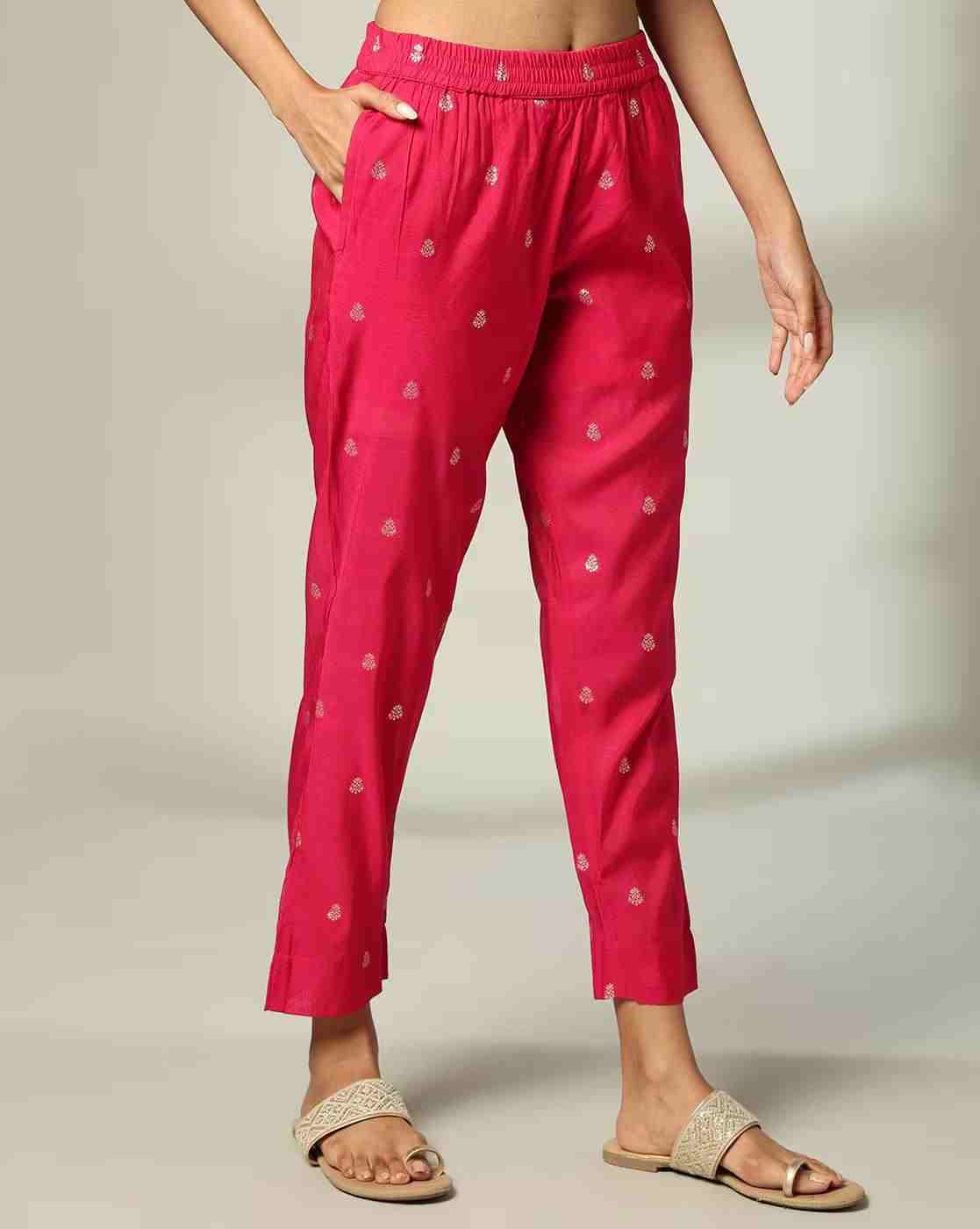 AVAASA MIX N' MATCH | Women Printed Straight Pants|0