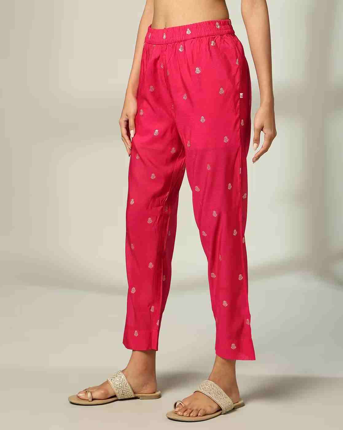 AVAASA MIX N' MATCH | Women Printed Straight Pants|1