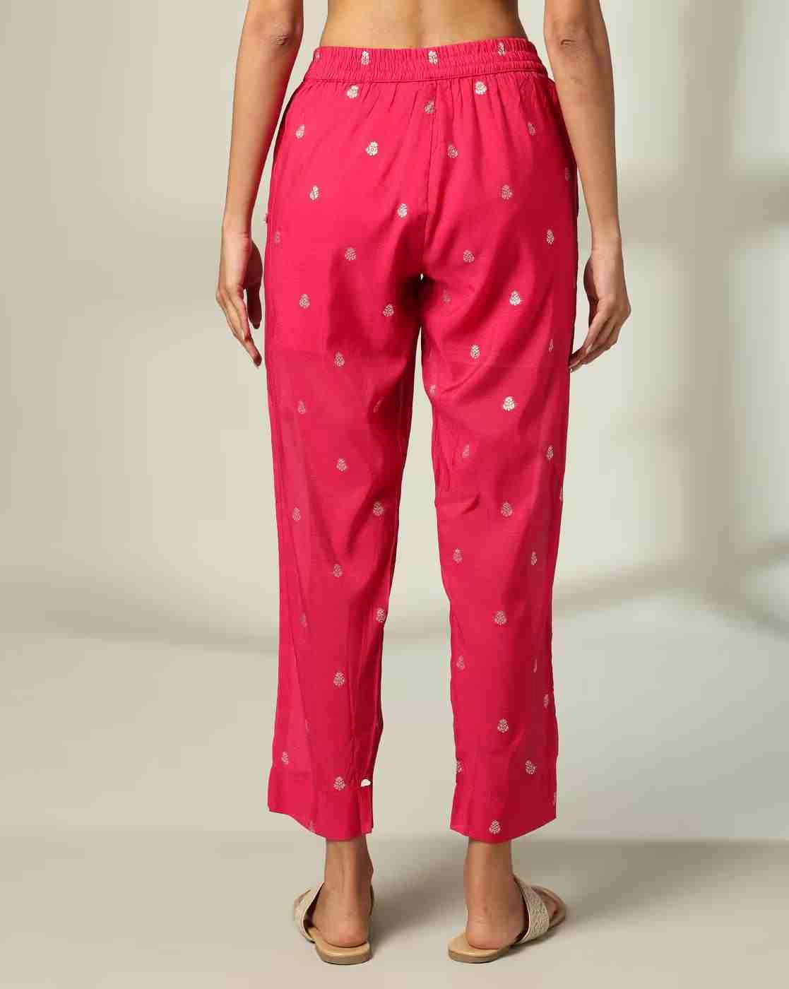 AVAASA MIX N' MATCH | Women Printed Straight Pants|2