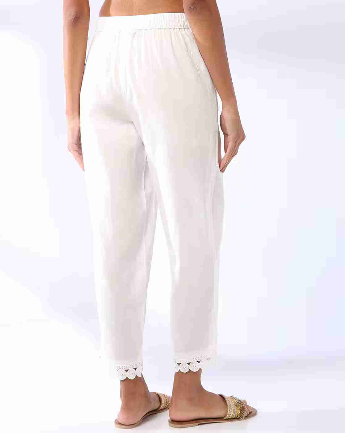 AVAASA MIX N' MATCH | Women Straight Pants with Insert Pockets|2