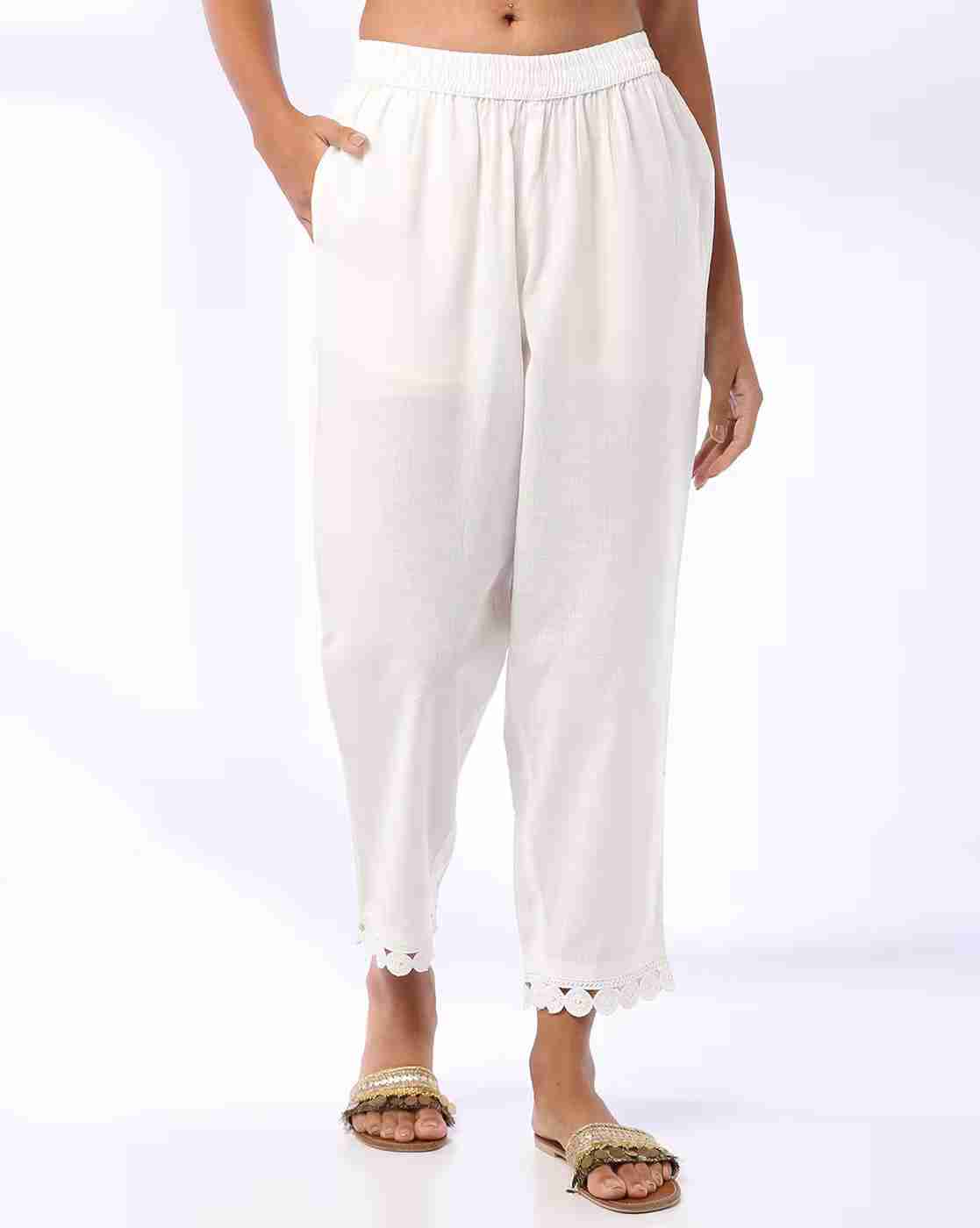 AVAASA MIX N' MATCH | Women Straight Pants with Insert Pockets|3