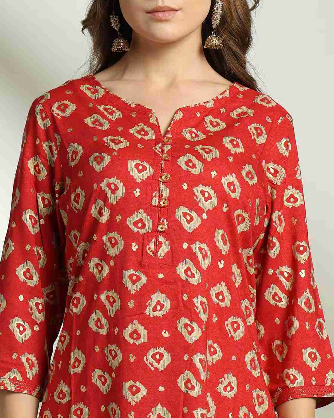 AVAASA MIX N' MATCH | Women Printed Straight Kurta|3