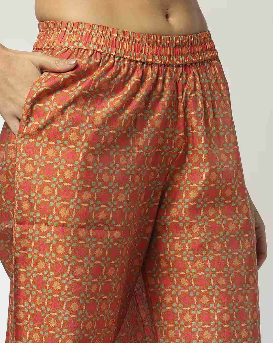 AVAASA MIX N' MATCH | Women Printed Straight Pants|3