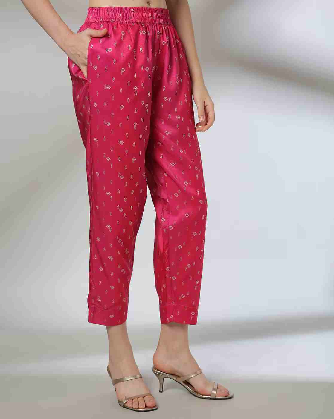 AVAASA MIX N' MATCH | Women Floral Print Pants|0