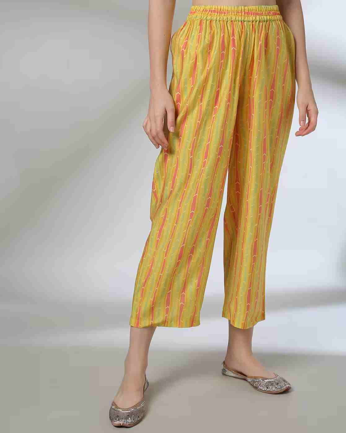 AVAASA MIX N' MATCH | Women Striped Pants|0