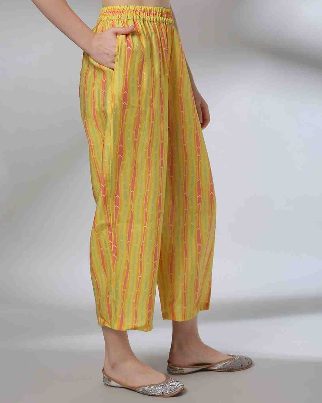 AVAASA MIX N' MATCH | Women Striped Pants|1