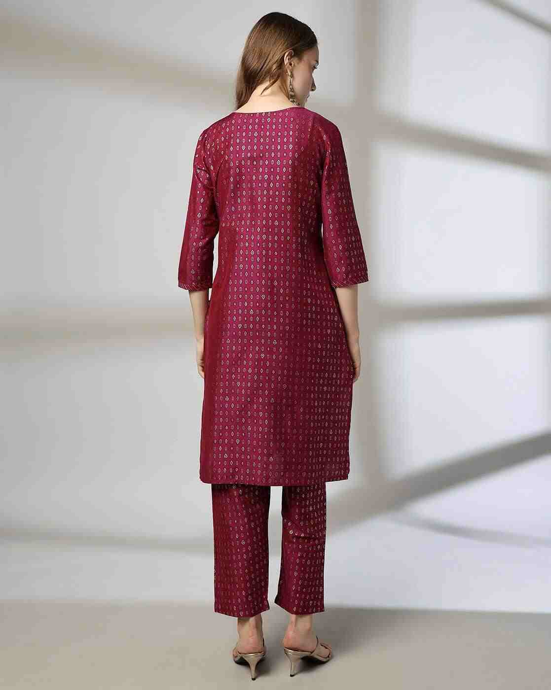 AVAASA MIX N' MATCH | Women Printed Straight Kurta Suit Set|2