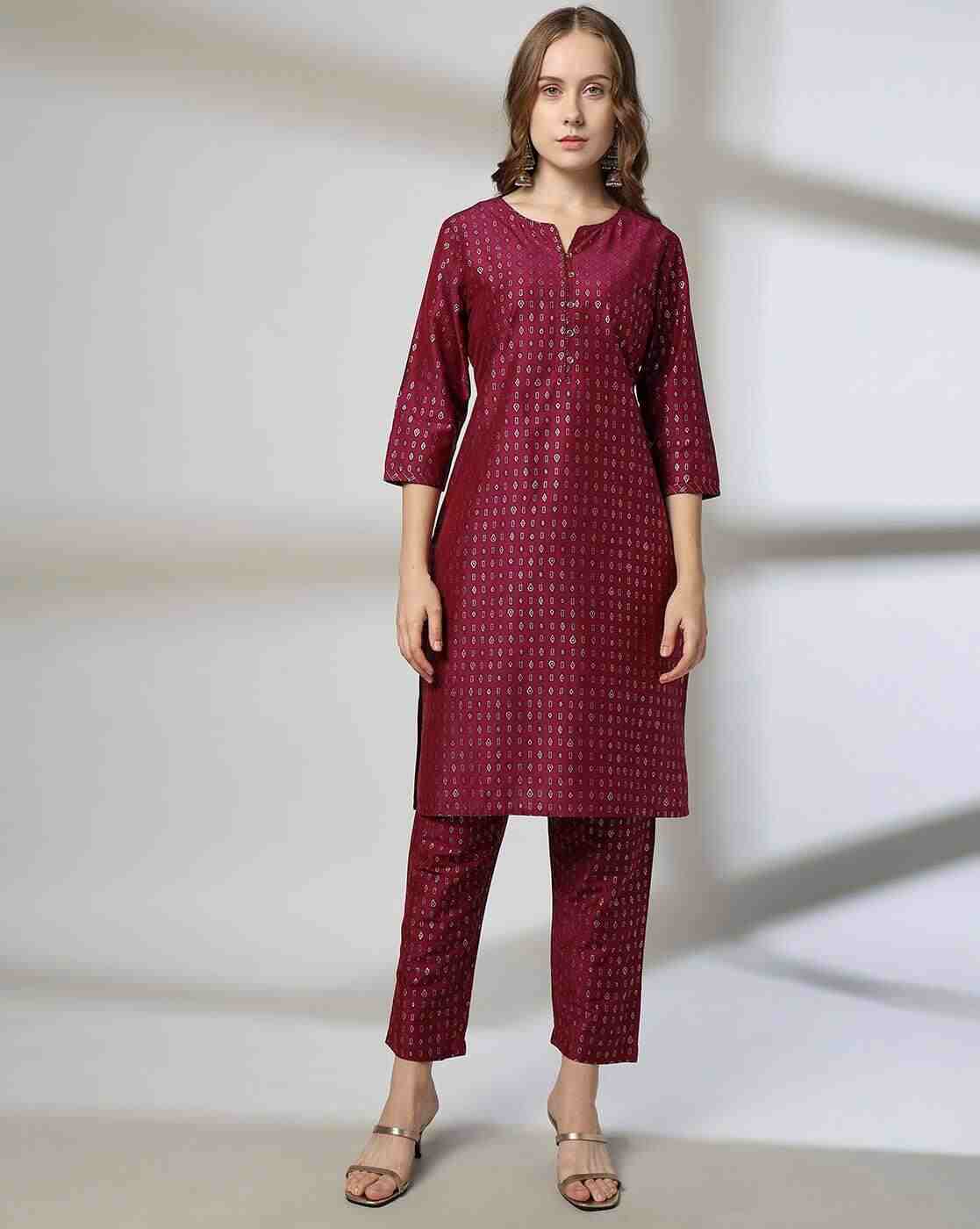AVAASA MIX N' MATCH | Women Printed Straight Kurta Suit Set|3