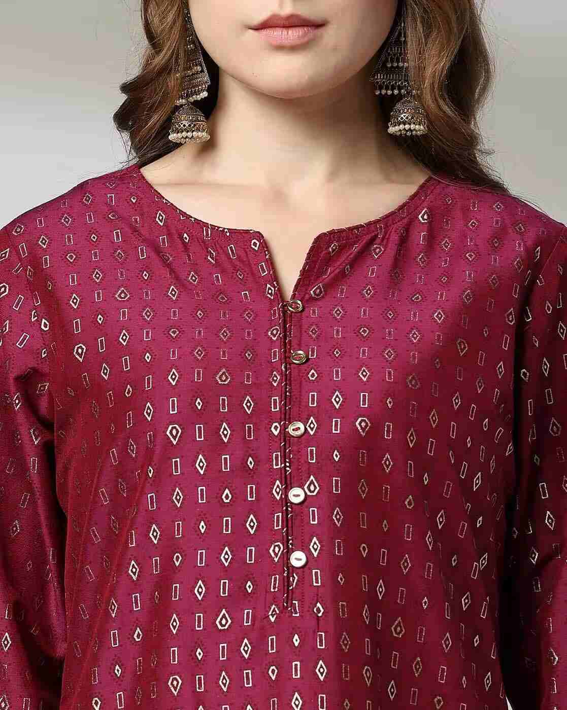 AVAASA MIX N' MATCH | Women Printed Straight Kurta Suit Set|5