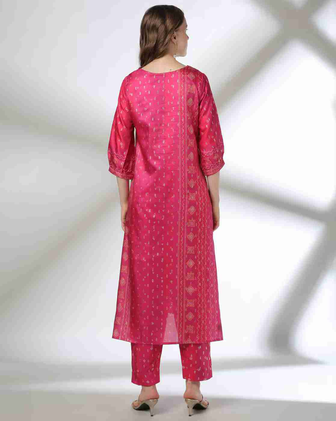 AVAASA MIX N' MATCH | Women Printed A-Line Kurta|2