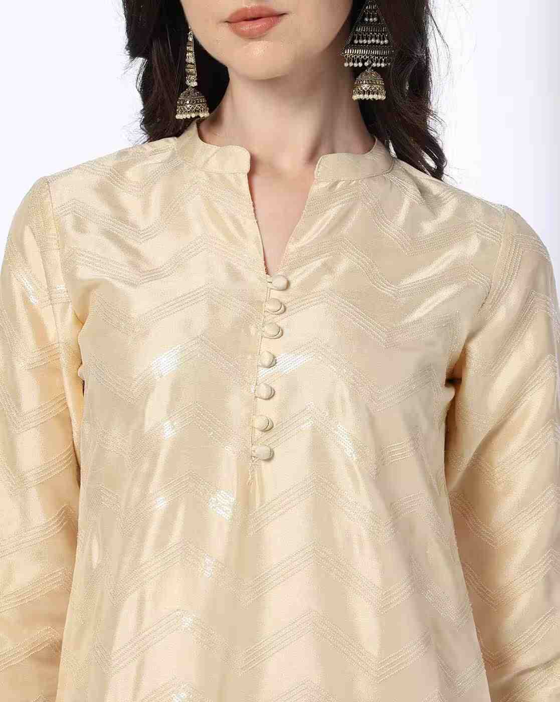 AVAASA MIX N' MATCH | Women Embroidered Straight Kurta|3