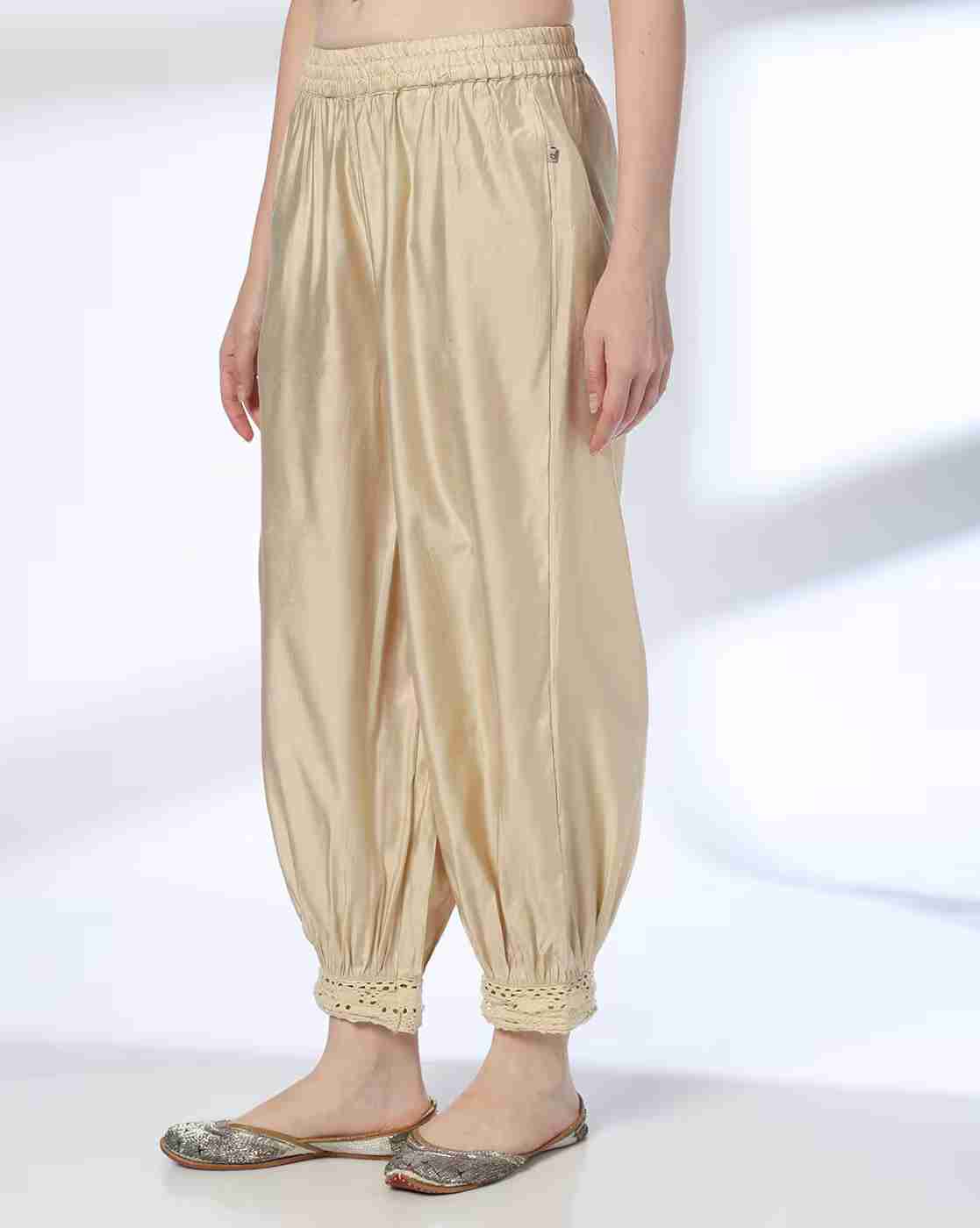 AVAASA MIX N' MATCH | Women Salwar with Lace Hemline|1