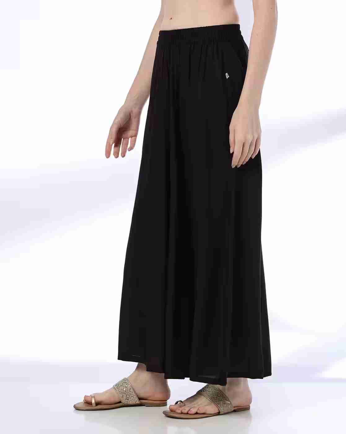 AVAASA MIX N' MATCH | Women Flared Palazzos|1